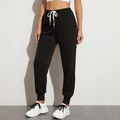 Спортивные брюки на кулиске с карманом Shein