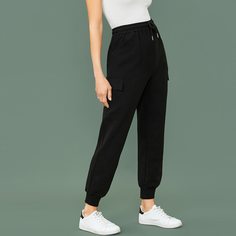 Джоггеры с карманом на кулиске Shein