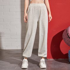 Спортивные брюки с высокой талией Shein