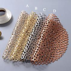 Полый круглый настольный коврик 1шт Shein