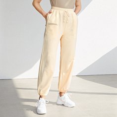 Однотонные спортивные брюки на кулиске Shein