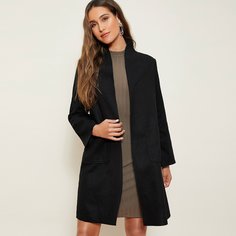 Пальто с карманом Shein