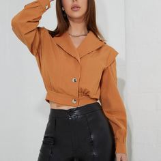 Однобортная куртка Shein