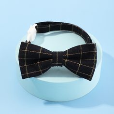 Галстук-бабочка в клетку для кошек Shein