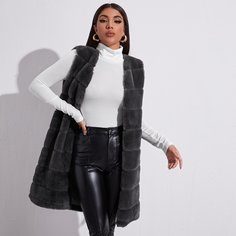 Жилет из искусственного меха Shein