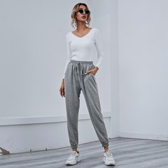 Спортивные брюки на кулиске Shein