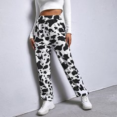 Животный Повседневный Брюки Shein