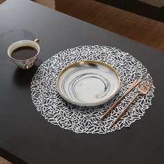 1шт круглый коврик для столовых приборов Shein