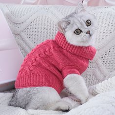 Вязаный свитер для домашних животных Shein