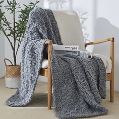 Одеяло в плетеной форме Shein