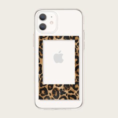 Чехол для iPhone с леопардовым принтом Shein