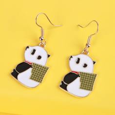 Серьги-подвески в форме панды Shein