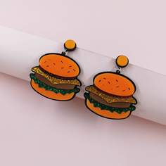 Серьги-подвески в форме гамбургера Shein