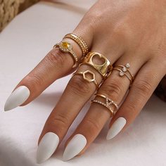 со стразами Кольца Shein