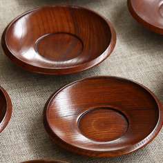 1шт деревянная тарелка для соуса Shein