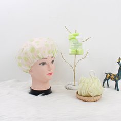 Полотенце, пенящийся шарик и шапочка для душа 3шт Shein