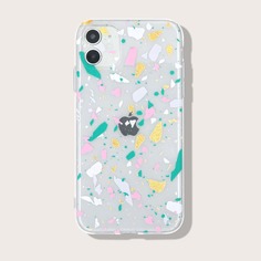 Прозрачный чехол для iPhone с принтом Shein