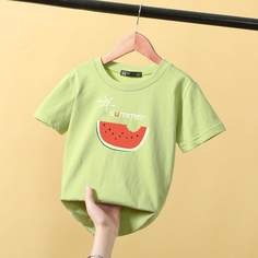 буква Повседневный футболки для мальчиков Shein