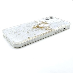 Прозрачный чехол для iPhone с 3D цветочным декором Shein