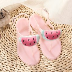 Сандалии с фруктовым декором для девочек Shein