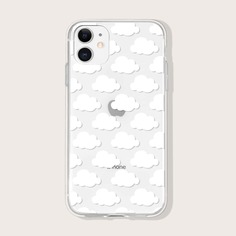 Прозрачный чехол для iPhone с принтом облака Shein