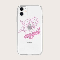 Чехол для iPhone с принтом ангела Shein