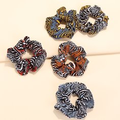 Резинка для волос с рисунком 5шт Shein