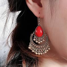 Серьги-подвески с бусинами Shein