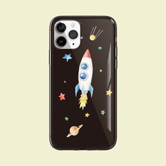 Чехол для iPhone с рисунком ракеты Shein