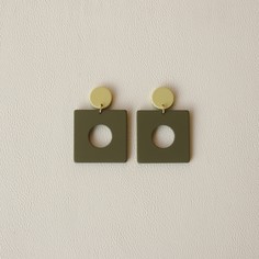 Контрастные серьги-подвески Shein