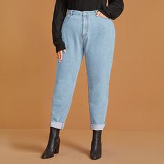 Джинсы размера плюс Shein