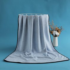 Однотонное банное полотенце 1шт Shein