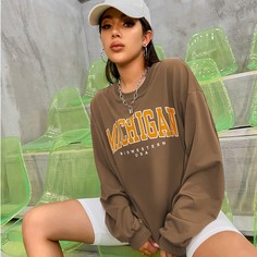 буква Повседневный Свитшоты Shein