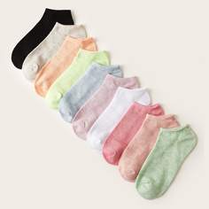 Однотонные носки 10 пар Shein