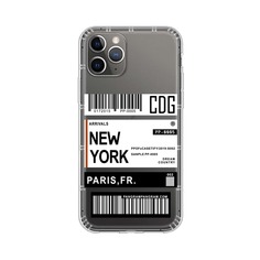1шт чехол для iPhone с текстовым принтом Shein