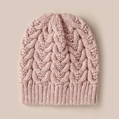 Плетеная вязаная шапка Shein