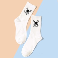 Носки с мультипликационным рисунком Shein