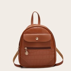 Регулируемый Крокодил Элегантный Рюкзак Shein