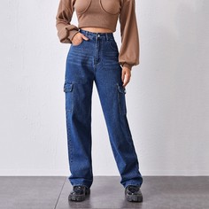 Модные джинсы с карманом Shein