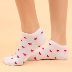 Носки с узором сердечка Shein