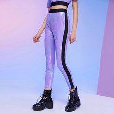Брюки со змеиным узором Shein