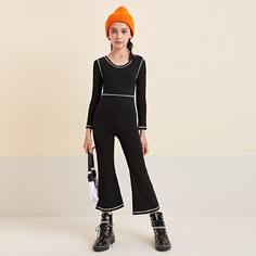 Расклешенный комбинезон для девочек Shein