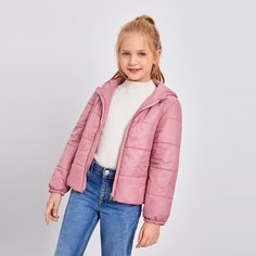 на молнии С карикатурой милый Куртки для девочек Shein