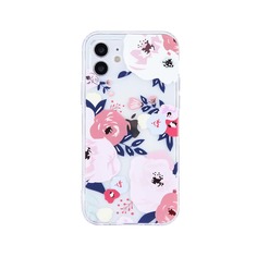 Прозрачный чехол для iPhone с цветочным принтом Shein
