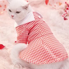 Клетчатое платье для домашних животных Shein