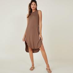 Асимметричное платье без рукавов Shein