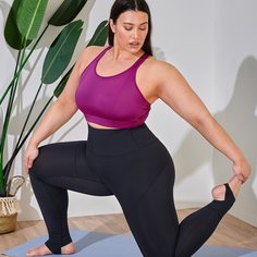 Спортивные леггинсы размера плюс Shein