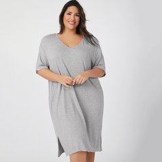 Разрез Одноцветный Повседневный Платья размер плюс Shein