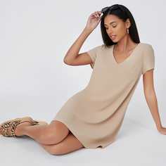 Одноцветный Повседневный Платье Shein