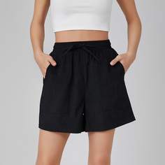 Шорты с узлом и карманом Shein